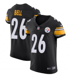 Men's Nike Pittsburgh Steelers #26 Le'Veon Bell Black Team Color Vapor Untouchable Elite Player NFL Jersey