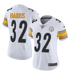 Women's Nike Pittsburgh Steelers #32 Franco Harris Elite White NFL Jersey