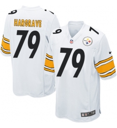 Men's Nike Pittsburgh Steelers #79 Javon Hargrave Game White NFL Jersey