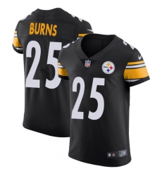Men's Nike Pittsburgh Steelers #25 Artie Burns Black Team Color Vapor Untouchable Elite Player NFL Jersey