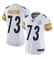 Women's Nike Pittsburgh Steelers #73 Ramon Foster Elite White NFL Jersey