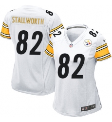 Women's Nike Pittsburgh Steelers #82 John Stallworth Game White NFL Jersey
