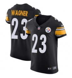 Men's Nike Pittsburgh Steelers #23 Mike Wagner Black Team Color Vapor Untouchable Elite Player NFL Jersey