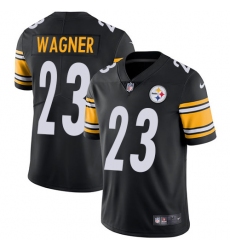 Youth Nike Pittsburgh Steelers #23 Mike Wagner Black Team Color Vapor Untouchable Limited Player NFL Jersey