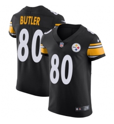 Men's Nike Pittsburgh Steelers #80 Jack Butler Black Team Color Vapor Untouchable Elite Player NFL Jersey