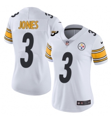 Women's Nike Pittsburgh Steelers #3 Landry Jones Elite White NFL Jersey