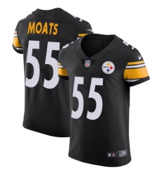 Men's Nike Pittsburgh Steelers #55 Arthur Moats Black Team Color Vapor Untouchable Elite Player NFL Jersey