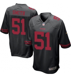 Men's Nike San Francisco 49ers #51 Malcolm Smith Game Black NFL Jersey