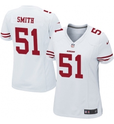 Women's Nike San Francisco 49ers #51 Malcolm Smith Game White NFL Jersey