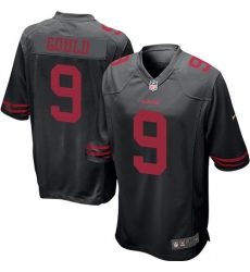 Men's Nike San Francisco 49ers #9 Robbie Gould Game Black NFL Jersey
