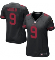 Women's Nike San Francisco 49ers #9 Robbie Gould Game Black NFL Jersey