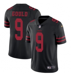 Youth Nike San Francisco 49ers #9 Robbie Gould Elite Black NFL Jersey
