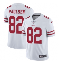 Youth Nike San Francisco 49ers #82 Logan Paulsen Elite White NFL Jersey
