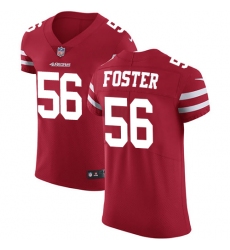 Men's Nike San Francisco 49ers #56 Reuben Foster Red Team Color Vapor Untouchable Elite Player NFL Jersey