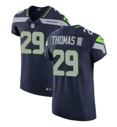 Men's Nike Seattle Seahawks #29 Earl Thomas III Steel Blue Team Color Vapor Untouchable Elite Player NFL Jersey