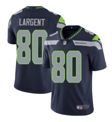 Men's Nike Seattle Seahawks #80 Steve Largent Steel Blue Team Color Vapor Untouchable Limited Player NFL Jersey Men's Nike Seattle Seahawks #80 Steve Largent Steel Blue Team Color Vapor Untouchable Limited Player NFL Jersey