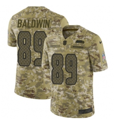 Men's Nike Seattle Seahawks #89 Doug Baldwin Limited Camo 2018 Salute to Service NFL Jersey