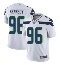 Youth Nike Seattle Seahawks #96 Cortez Kennedy Elite White NFL Jersey