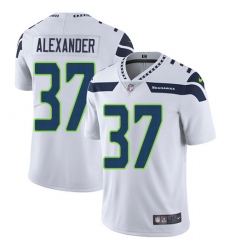 Youth Nike Seattle Seahawks #37 Shaun Alexander Elite White NFL Jersey