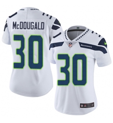 Women's Nike Seattle Seahawks #30 Bradley McDougald Elite White NFL Jersey
