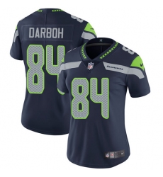 Women's Nike Seattle Seahawks #84 Amara Darboh Elite Steel Blue Team Color NFL Jersey