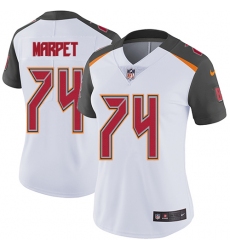 Women's Nike Tampa Bay Buccaneers #74 Ali Marpet Elite White NFL Jersey