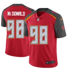 Youth Nike Tampa Bay Buccaneers #98 Clinton McDonald Red Team Color Vapor Untouchable Limited Player NFL Jersey