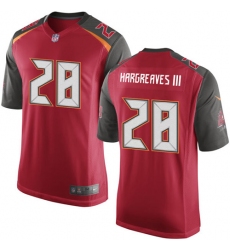 Men's Nike Tampa Bay Buccaneers #28 Vernon Hargreaves III Game Red Team Color NFL Jersey