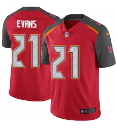 Youth Nike Tampa Bay Buccaneers #21 Justin Evans Elite Red Team Color NFL Jersey