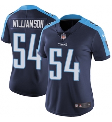 Women's Nike Tennessee Titans #54 Avery Williamson Elite Navy Blue Alternate NFL Jersey
