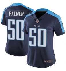Women's Nike Tennessee Titans #50 Nate Palmer Navy Blue Alternate Vapor Untouchable Limited Player NFL Jersey