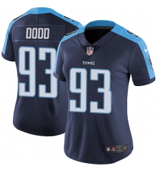 Women's Nike Tennessee Titans #93 Kevin Dodd Elite Navy Blue Alternate NFL Jersey