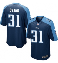 Men's Nike Tennessee Titans #31 Kevin Byard Game Navy Blue Alternate NFL Jersey