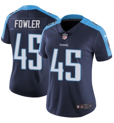 Women's Nike Tennessee Titans #45 Jalston Fowler Elite Navy Blue Alternate NFL Jersey