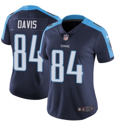 Women's Nike Tennessee Titans #84 Corey Davis Elite Navy Blue Alternate NFL Jersey