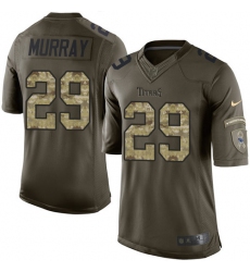 Men's Nike Tennessee Titans #29 DeMarco Murray Elite Green Salute to Service NFL Jersey