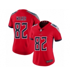 Women's Tennessee Titans #82 Delanie Walker Limited Red Inverted Legend Football Jersey