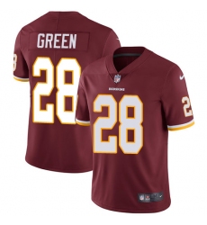 Youth Nike Washington Redskins #28 Darrell Green Elite Burgundy Red Team Color NFL Jersey