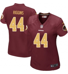 Women's Nike Washington Redskins #44 John Riggins Game Burgundy Red/Gold Number Alternate 80TH Anniversary NFL Jersey