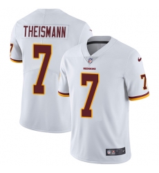Youth Nike Washington Redskins #7 Joe Theismann White Vapor Untouchable Limited Player NFL Jersey