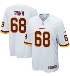Men's Nike Washington Redskins #68 Russ Grimm Game White NFL Jersey
