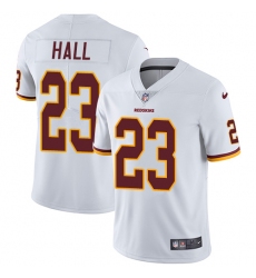 Youth Nike Washington Redskins #23 DeAngelo Hall Elite White NFL Jersey