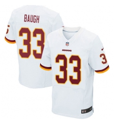 Men's Nike Washington Redskins #33 Sammy Baugh Elite White NFL Jersey