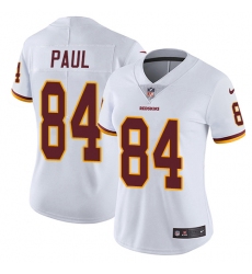 Women's Nike Washington Redskins #84 Niles Paul Elite White NFL Jersey