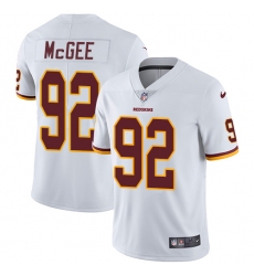 Youth Nike Washington Redskins #92 Stacy McGee White Vapor Untouchable Limited Player NFL Jersey