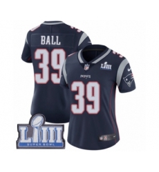Women's Nike New England Patriots #39 Montee Ball Navy Blue Team Color Vapor Untouchable Limited Player Super Bowl LIII Bound NFL Jersey