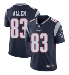 Youth Nike New England Patriots #83 Dwayne Allen Navy Blue Team Color Vapor Untouchable Limited Player NFL Jersey