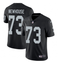 Youth Nike Oakland Raiders #73 Marshall Newhouse Elite Black Team Color NFL Jersey