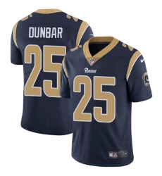 Youth Nike Los Angeles Rams #25 Lance Dunbar Navy Blue Team Color Vapor Untouchable Limited Player NFL Jersey