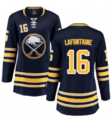 Women's Buffalo Sabres #16 Pat Lafontaine Fanatics Branded Navy Blue Home Breakaway NHL Jersey